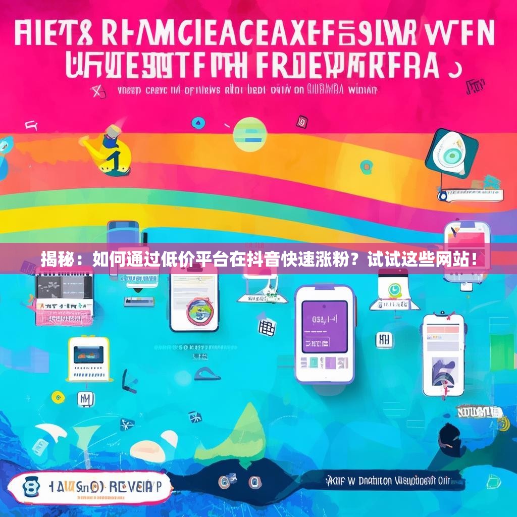 揭秘：如何通过低价平台在抖音快速涨粉？试试这些网站！
