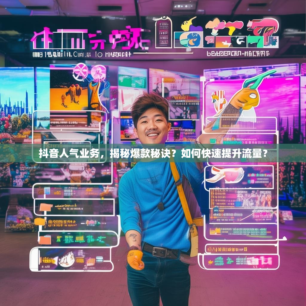 抖音人气业务，揭秘爆款秘诀？如何快速提升流量？