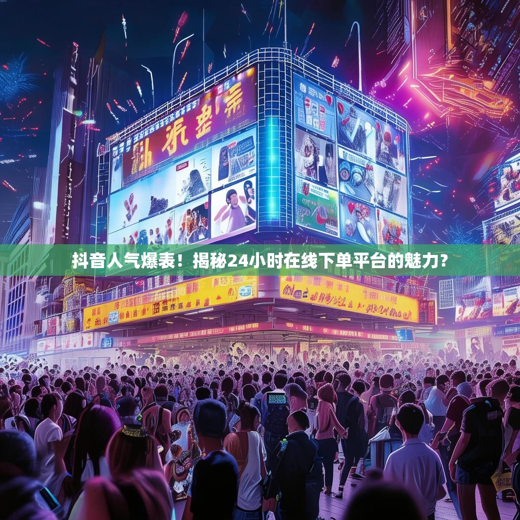 抖音人气爆表！揭秘24小时在线下单平台的魅力？