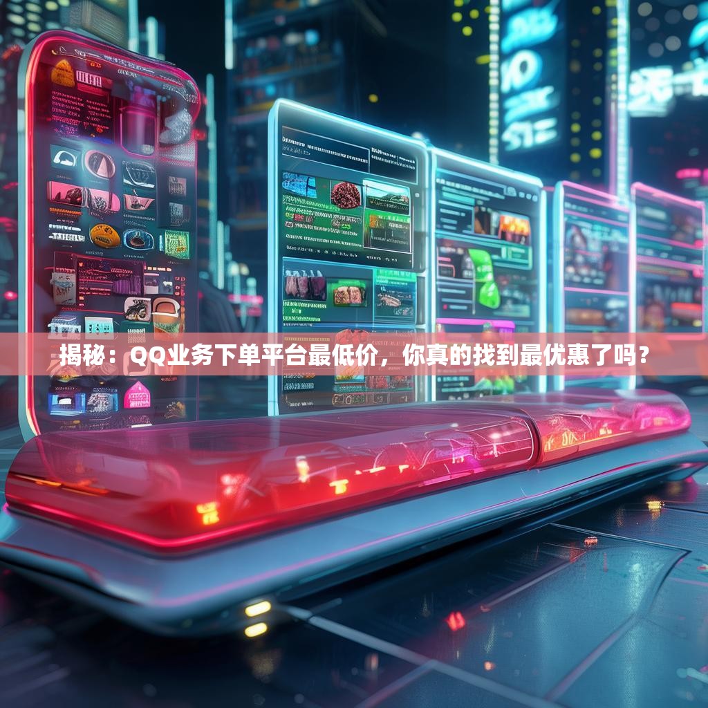 揭秘：QQ业务下单平台最低价，你真的找到最优惠了吗？