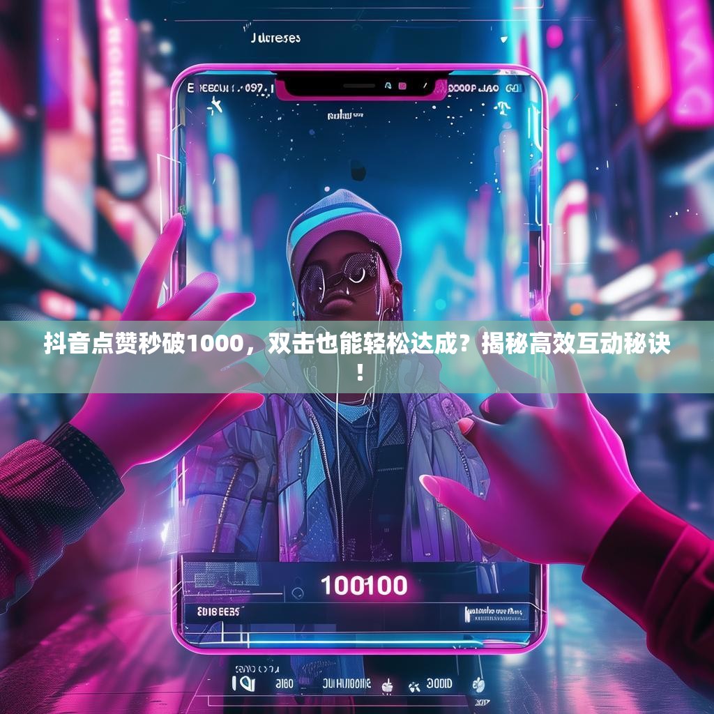 抖音点赞秒破1000，双击也能轻松达成？揭秘高效互动秘诀！