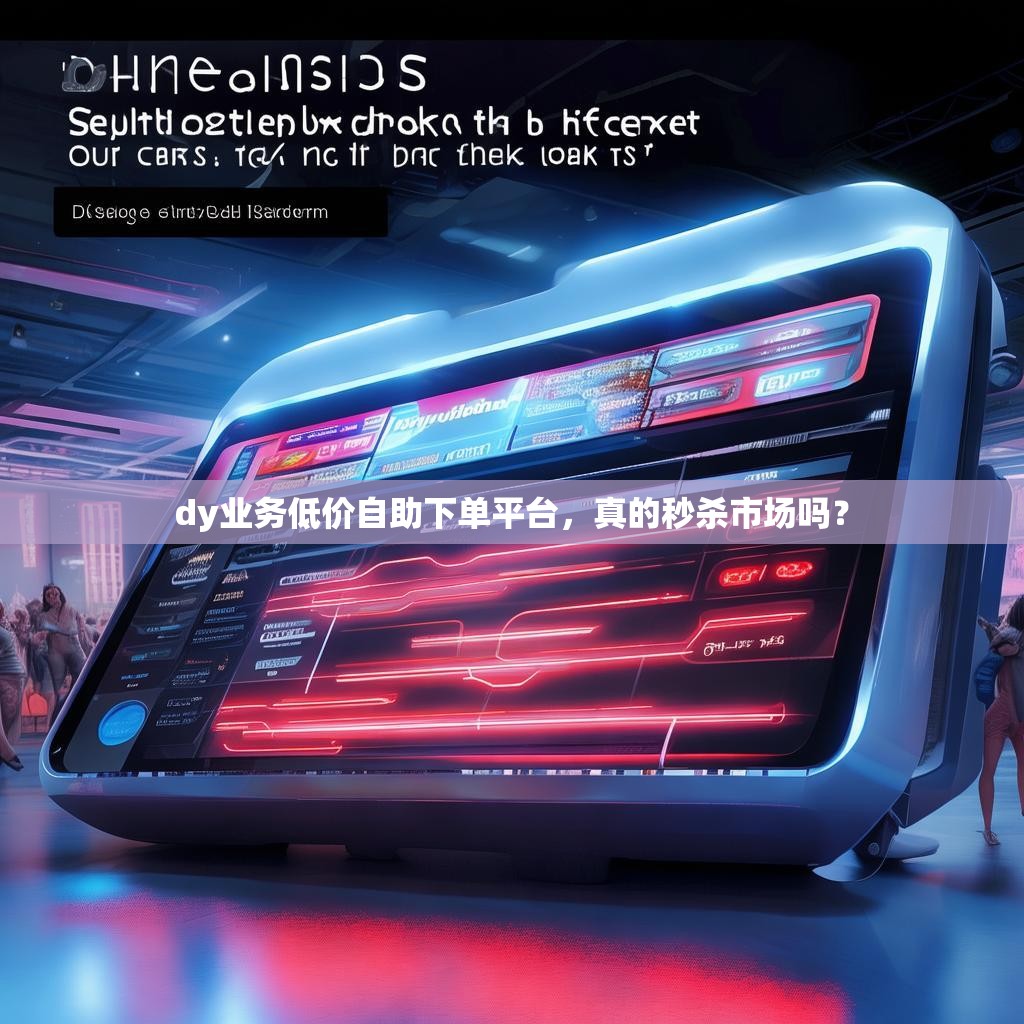 dy业务低价自助下单平台，真的秒杀市场吗？