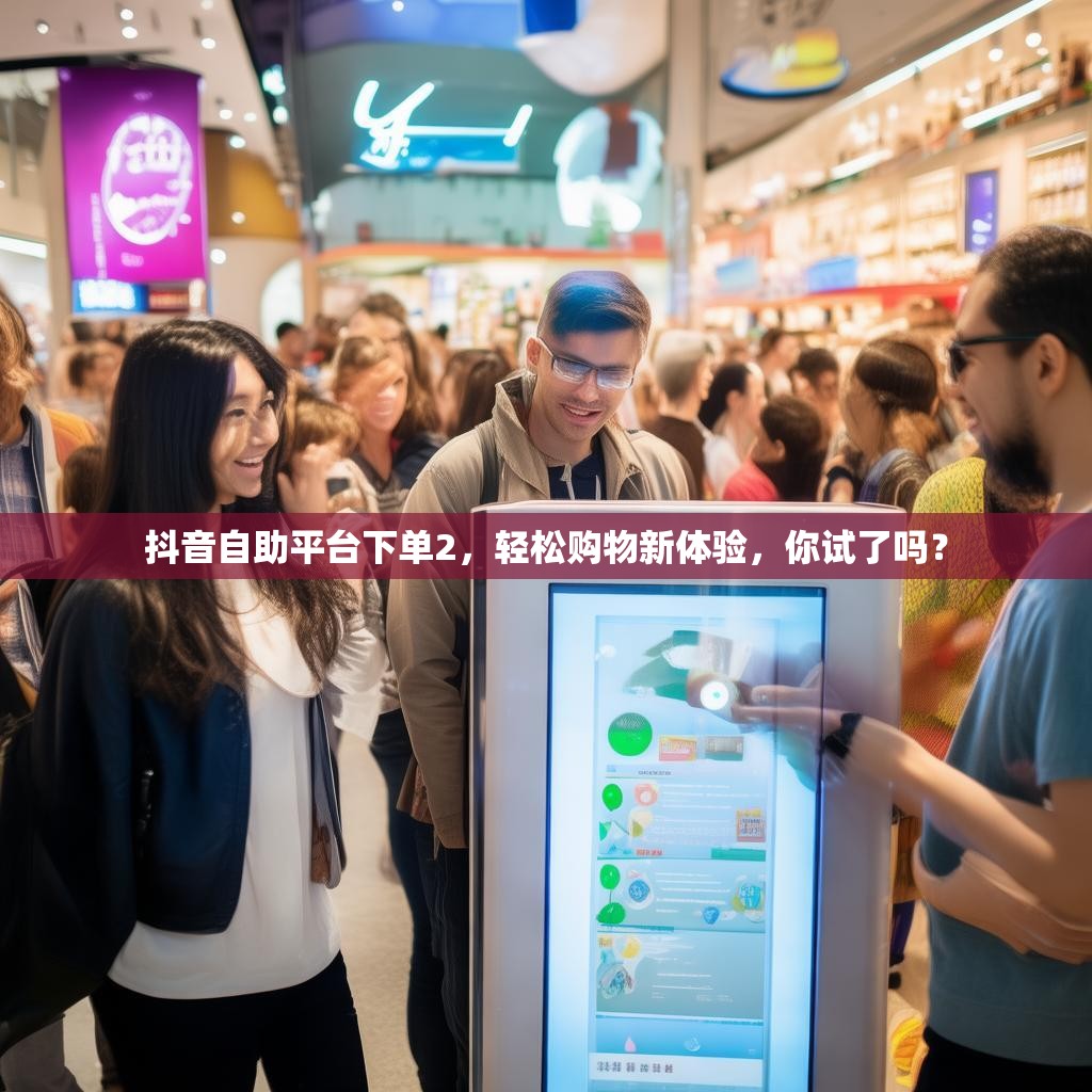 抖音自助平台下单2，轻松购物新体验，你试了吗？