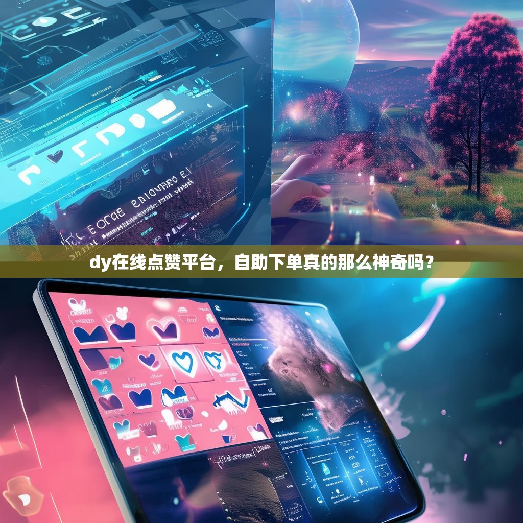 dy在线点赞平台，自助下单真的那么神奇吗？