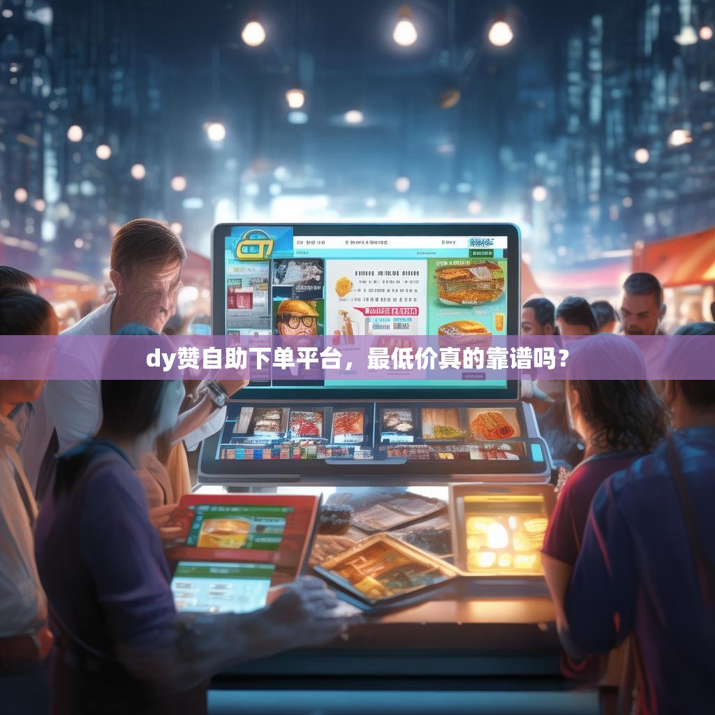 dy赞自助下单平台，最低价真的靠谱吗？