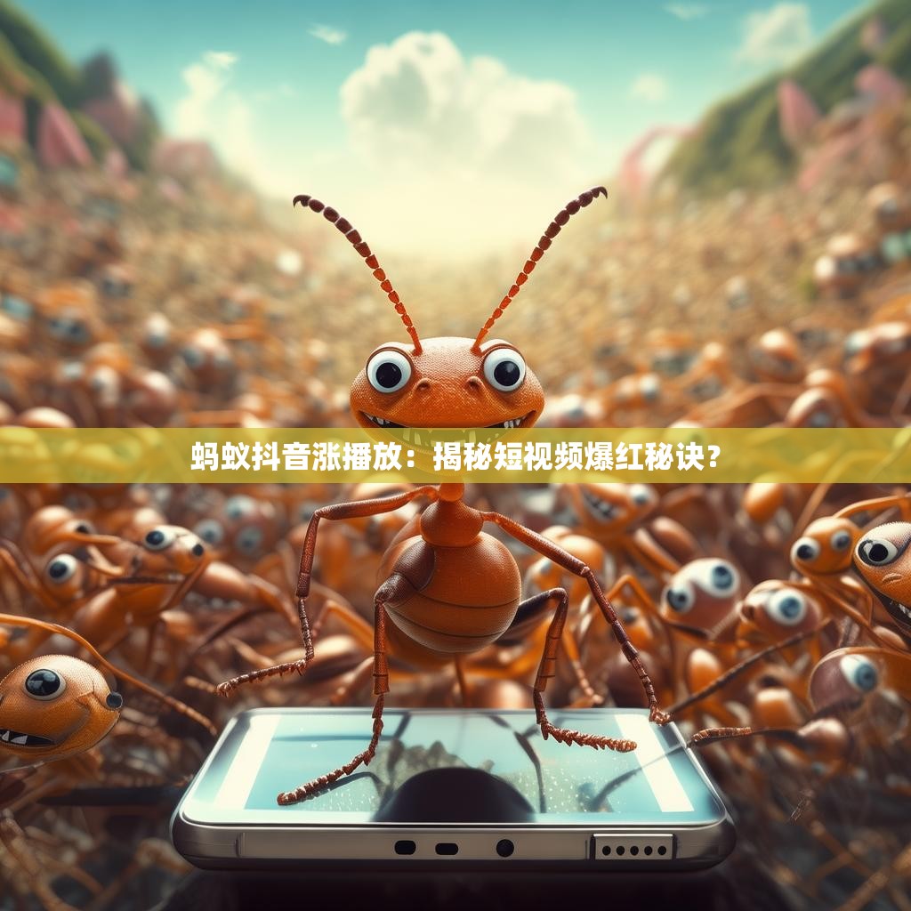 蚂蚁抖音涨播放：揭秘短视频爆红秘诀？