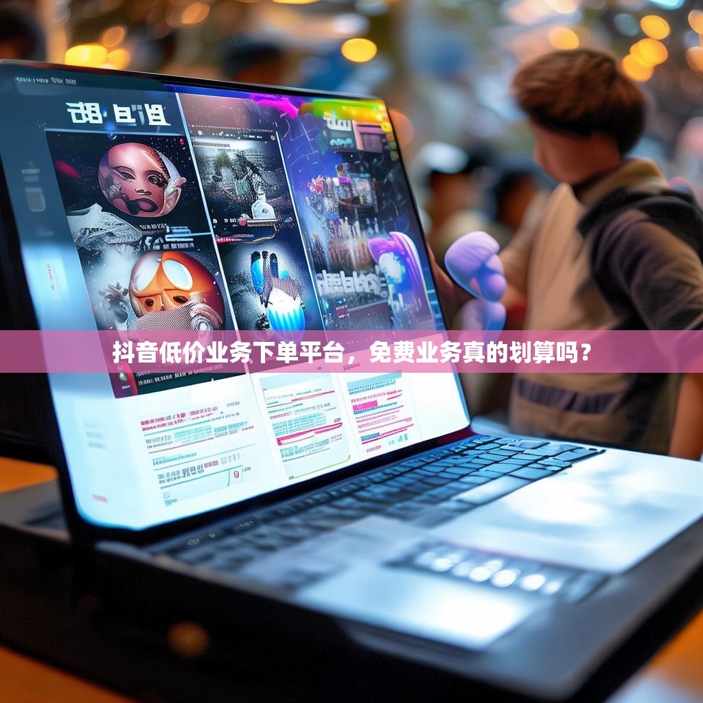 抖音低价业务下单平台，免费业务真的划算吗？