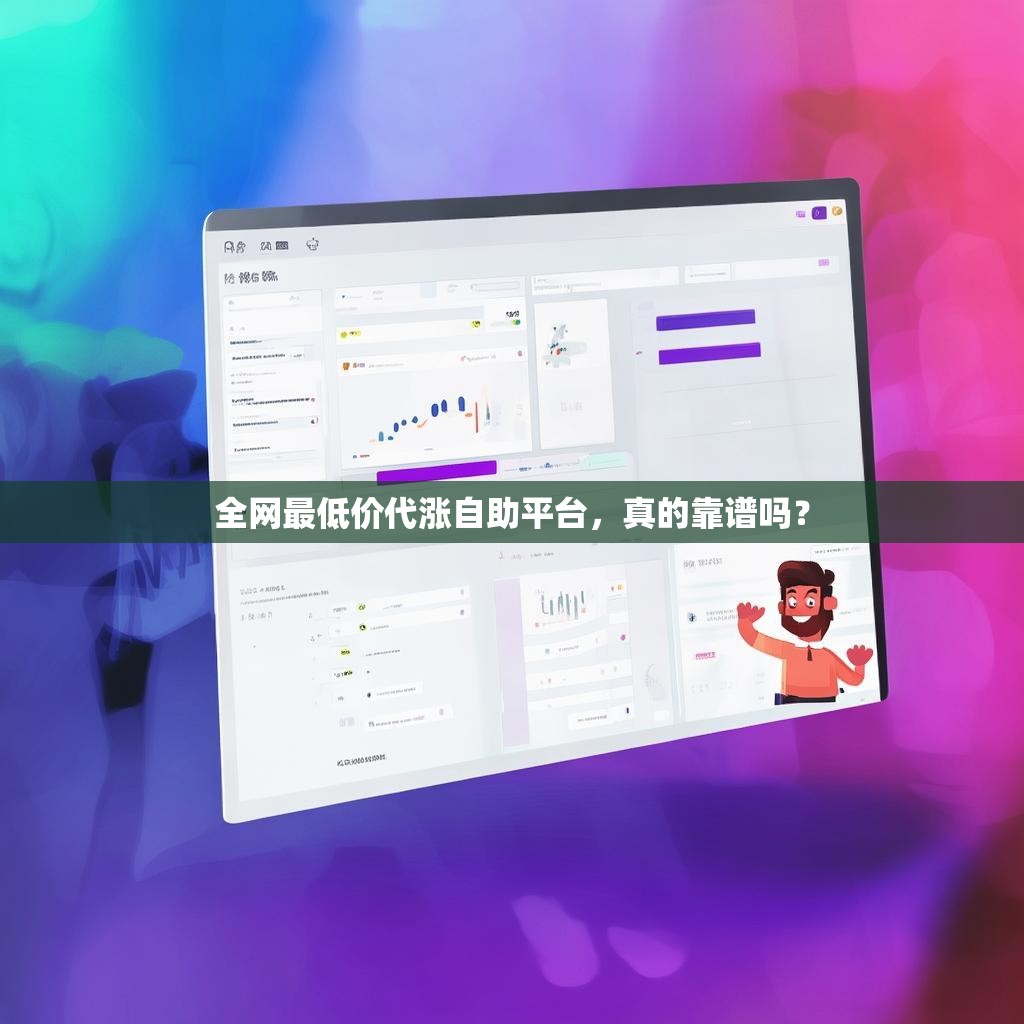 全网最低价代涨自助平台，真的靠谱吗？