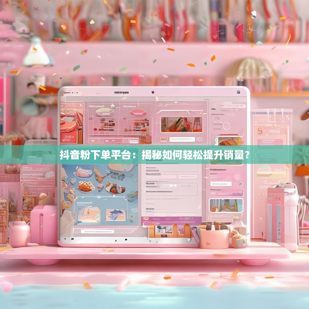 抖音粉下单平台：揭秘如何轻松提升销量？