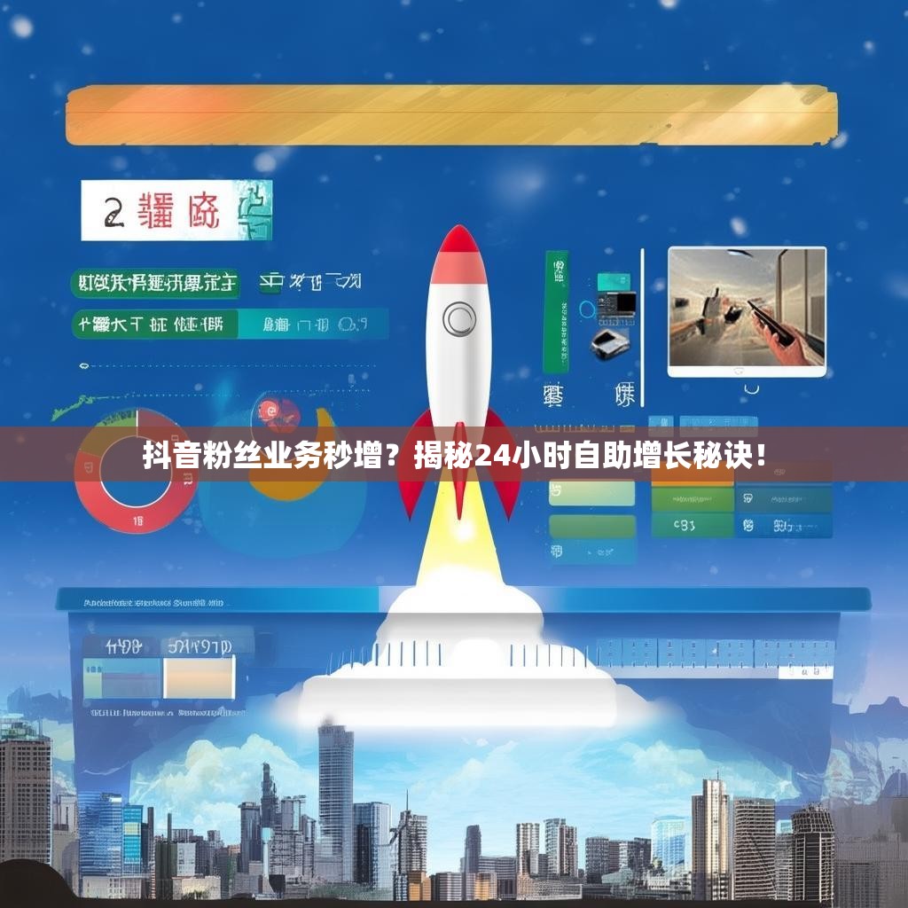 抖音粉丝业务秒增？揭秘24小时自助增长秘诀！