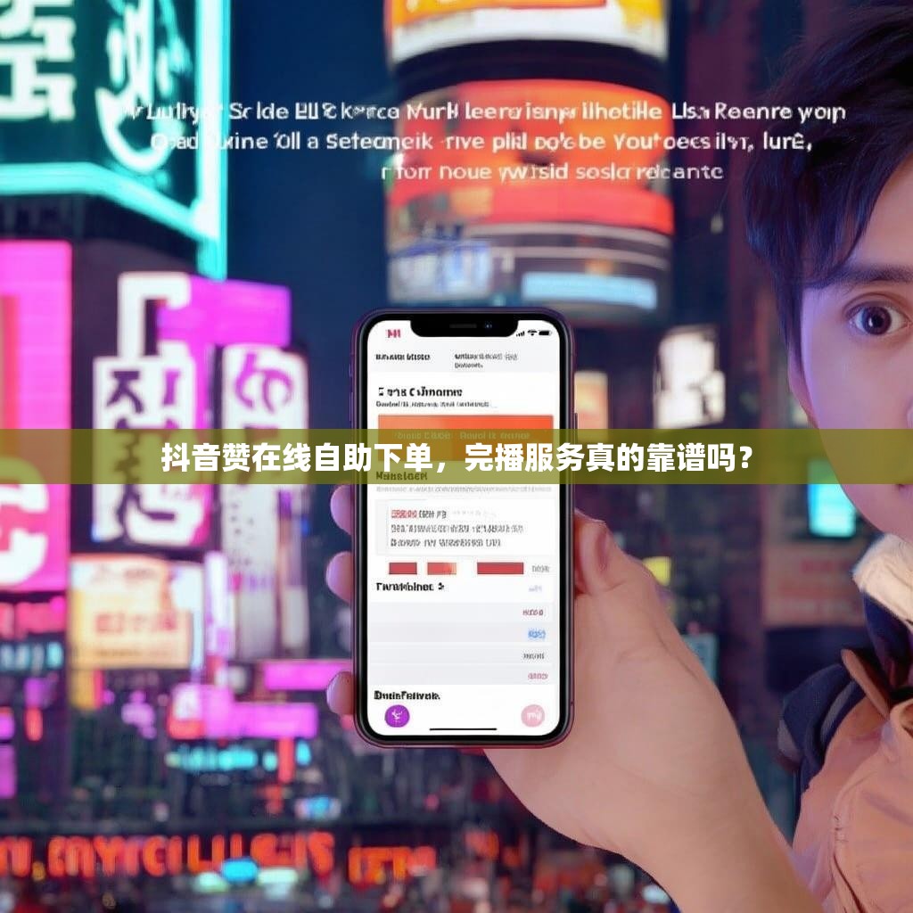 抖音赞在线自助下单，完播服务真的靠谱吗？