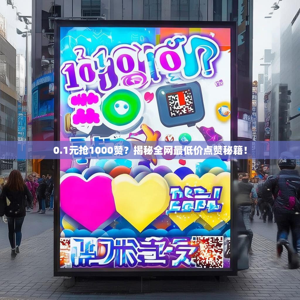 0.1元抢1000赞？揭秘全网最低价点赞秘籍！