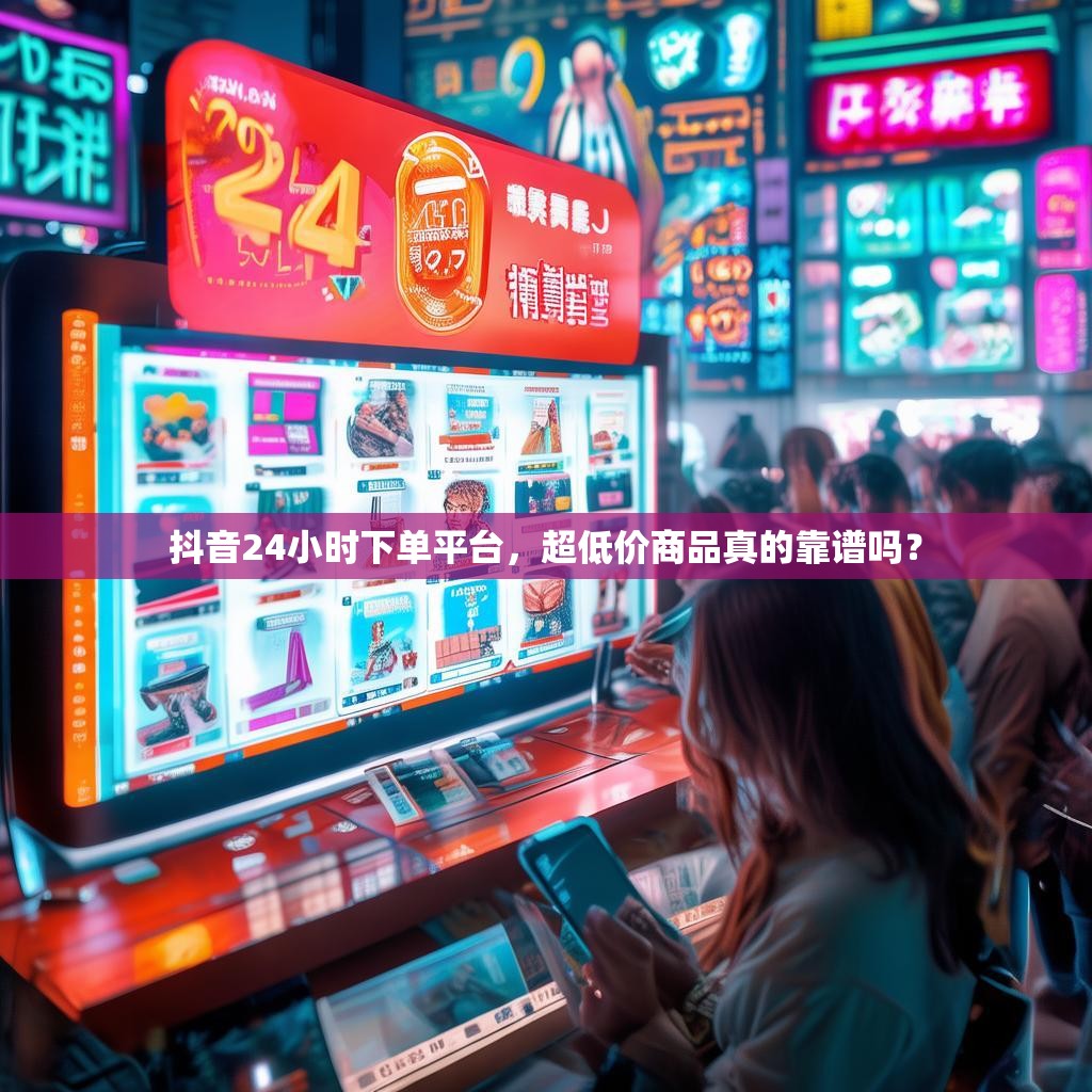 抖音24小时下单平台，超低价商品真的靠谱吗？