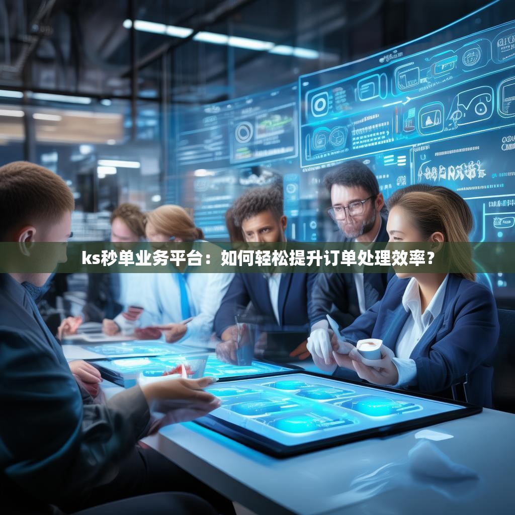 ks秒单业务平台：如何轻松提升订单处理效率？