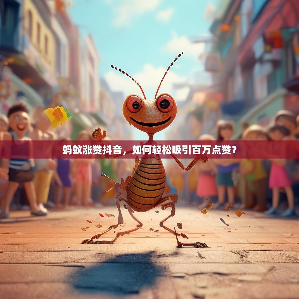 蚂蚁涨赞抖音，如何轻松吸引百万点赞？