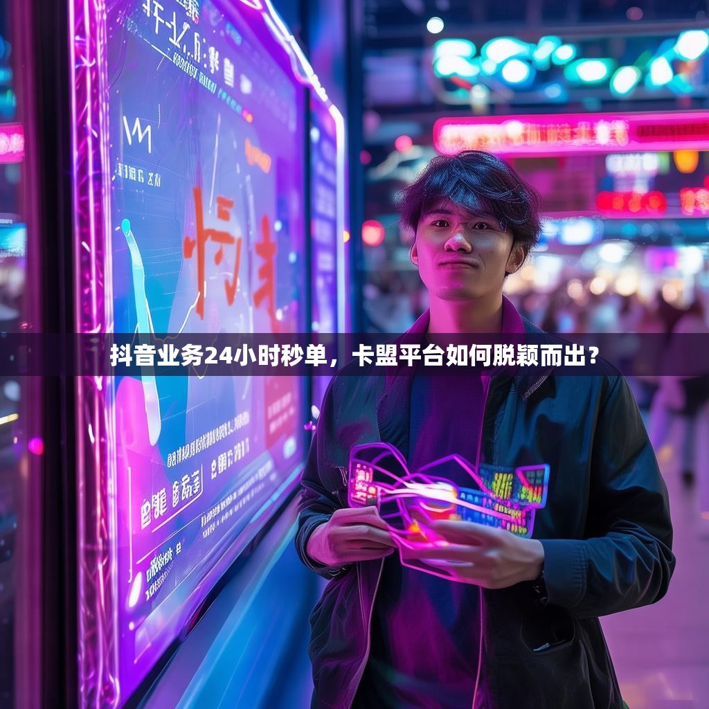 抖音业务24小时秒单，卡盟平台如何脱颖而出？