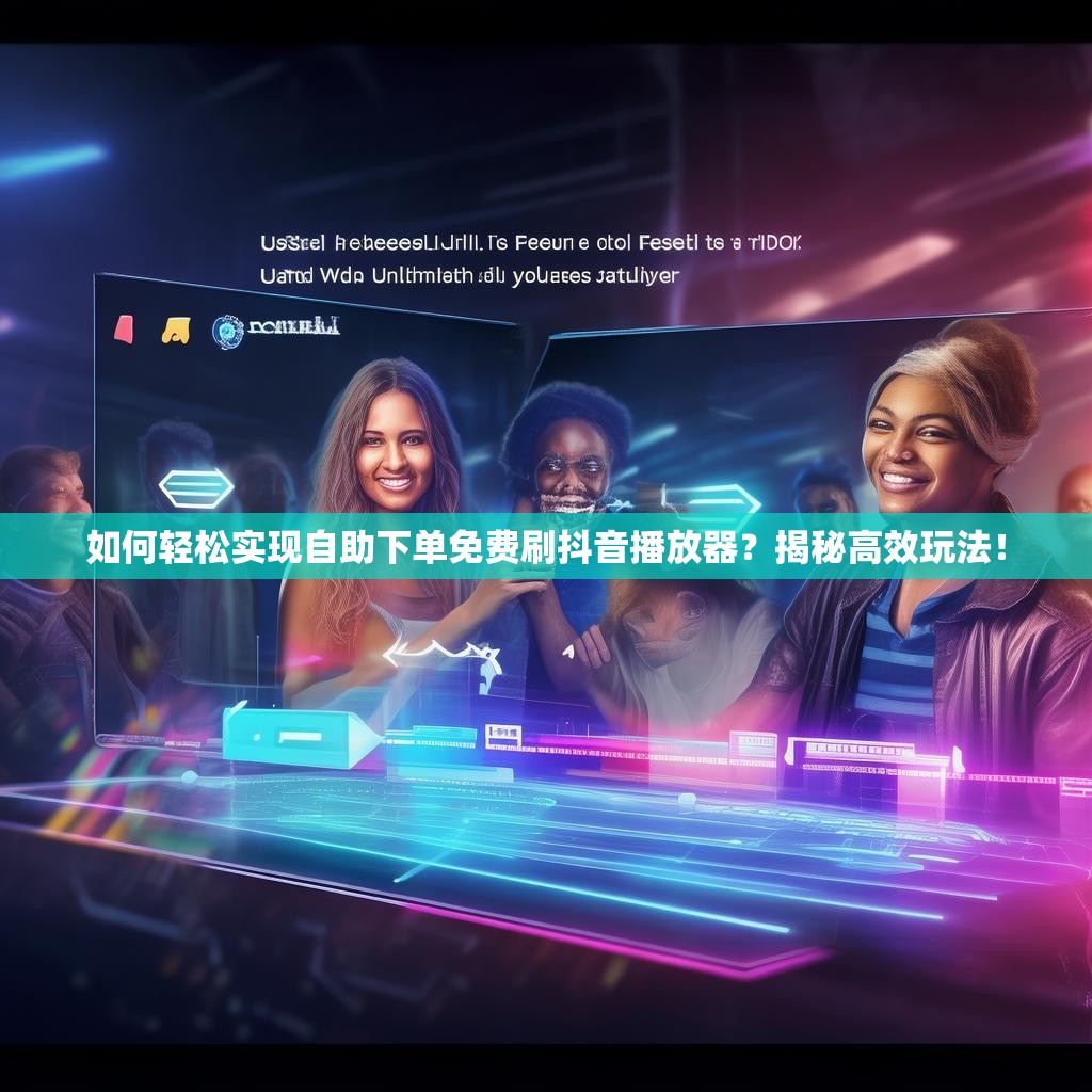 如何轻松实现自助下单免费刷抖音播放器？揭秘高效玩法！