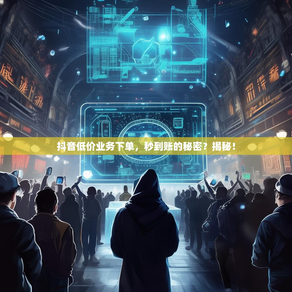 抖音低价业务下单，秒到账的秘密？揭秘！
